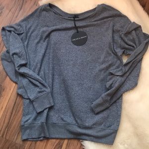 New Harlowe & Graham Ruffle Sweater